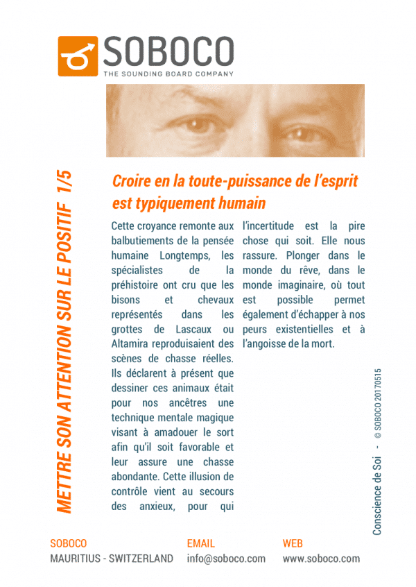 311 Mettre son attention sur le positif 1/5