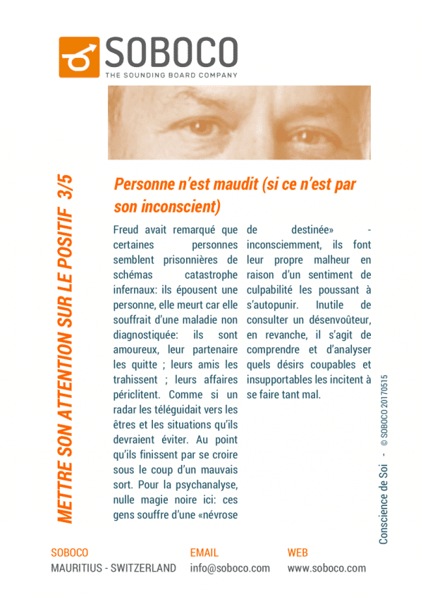 313 Mettre son attention sur le positif 3/5