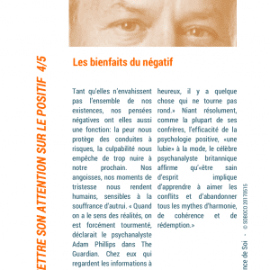 314 Mettre son attention sur le positif 4/5